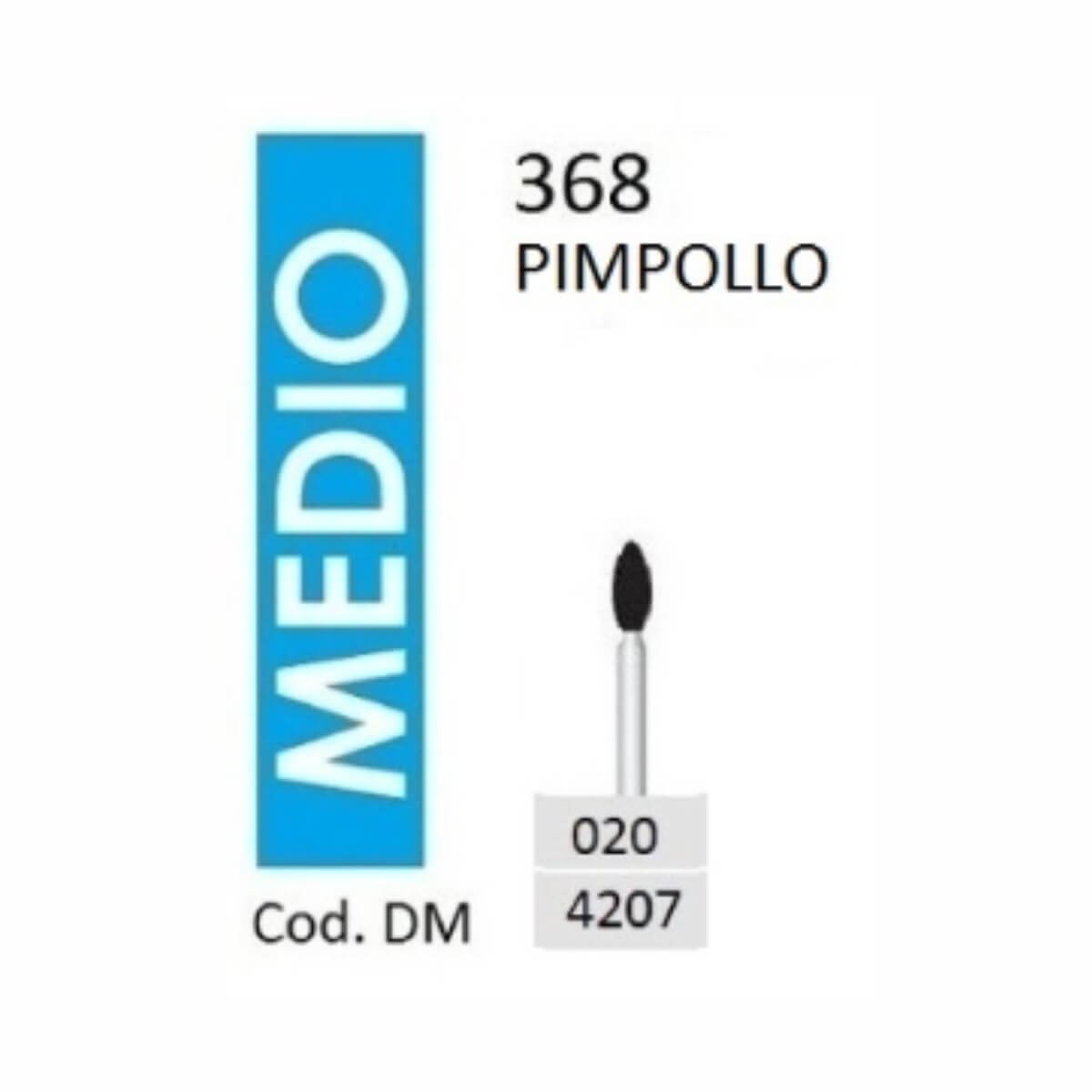 Piedra DIAMANTE MDT FG 368/020 GRANO MEDIO - PIMPOLLO