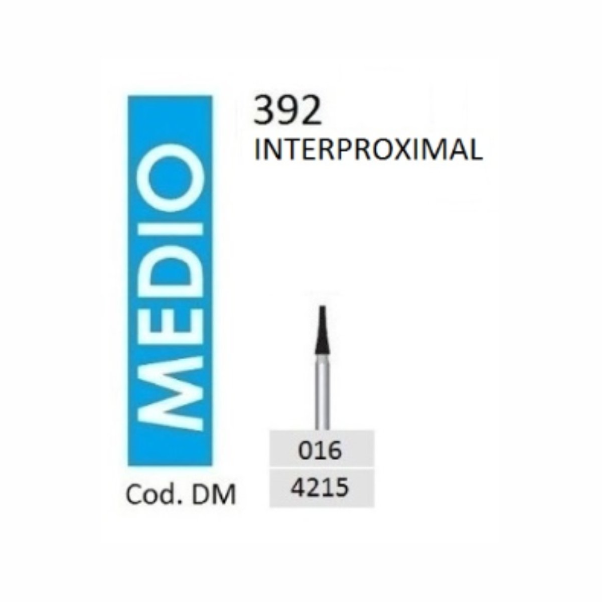 Piedra DIAMANTE MDT FG INTERPROXIMAL- GRANO MEDIO