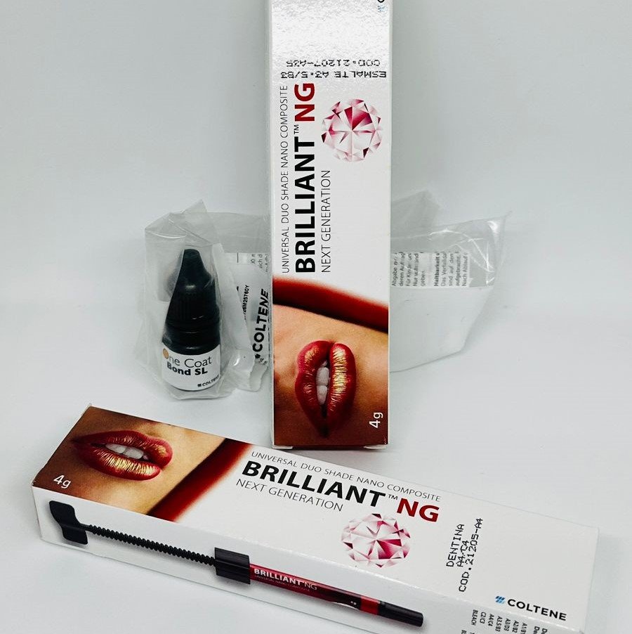 Combo Resina BRILLIANT NG DENTINA + ESMALTE + Adhesivo ONE COAT BOND SL