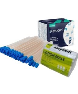 Combo Compresas + Rollos Algodon Nro2 x 500 + Eyectores Transparente
