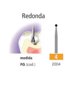 Fresa Carburo FG 4 001/001/014 Easydent redonda