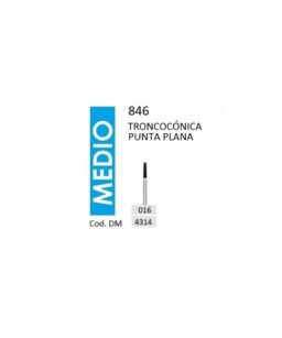 Piedra DIAMANTE MDT FG 846/016 CONICA 6MM plana 171-016 m