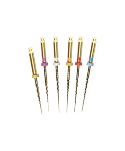 Limas rotatorias V-taper gold Rotary file SURTIDAS 25MM (x6) - FANTA