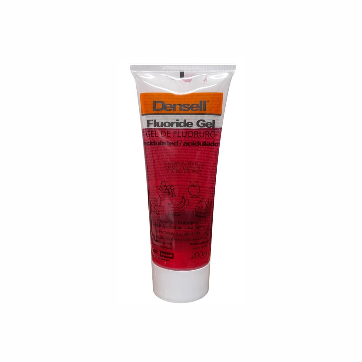 FLUOR GEL Acidulado FRUTILLA 200ML niños Densell