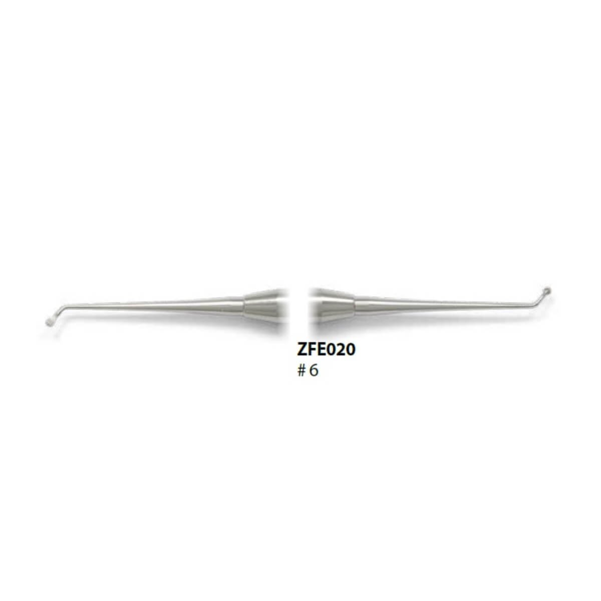 EXCAVADOR doble No.6 Medis M-451-8003-H1 mango anatomico 0.85mm Medisporex