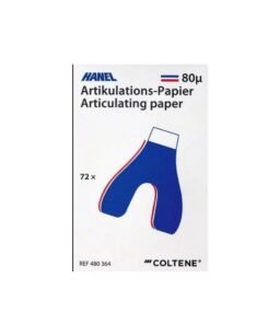 PAPEL Articular HANEL Herradura 2 tonos 80 uM x72 Coltene