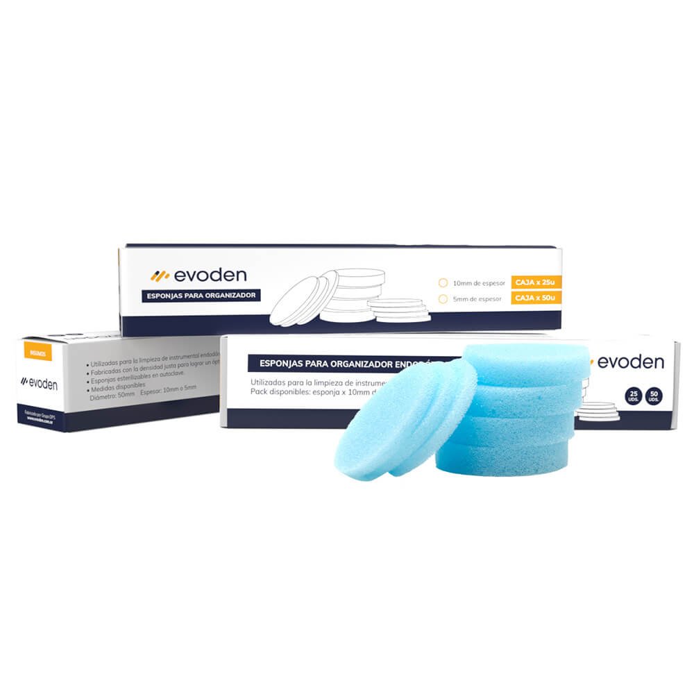Esponja para esponjero endodontico 50mmx5mm espesor por 5 unidades evoden