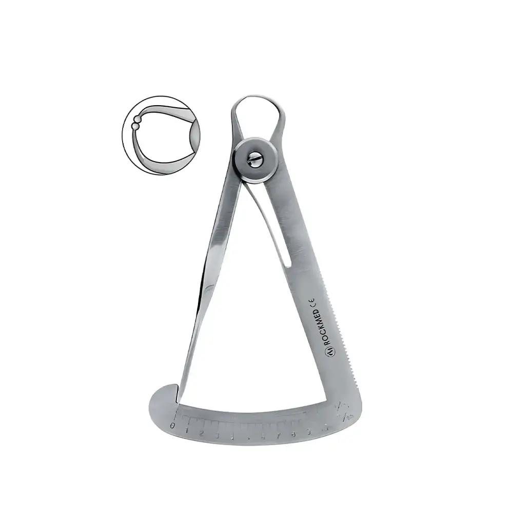 Calibre Iwanson con punta para cera 100 mm. ROCKMED