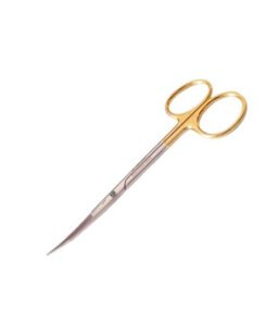 TIJERA Goldman Fox recta TC 13cm dentada filos carburo