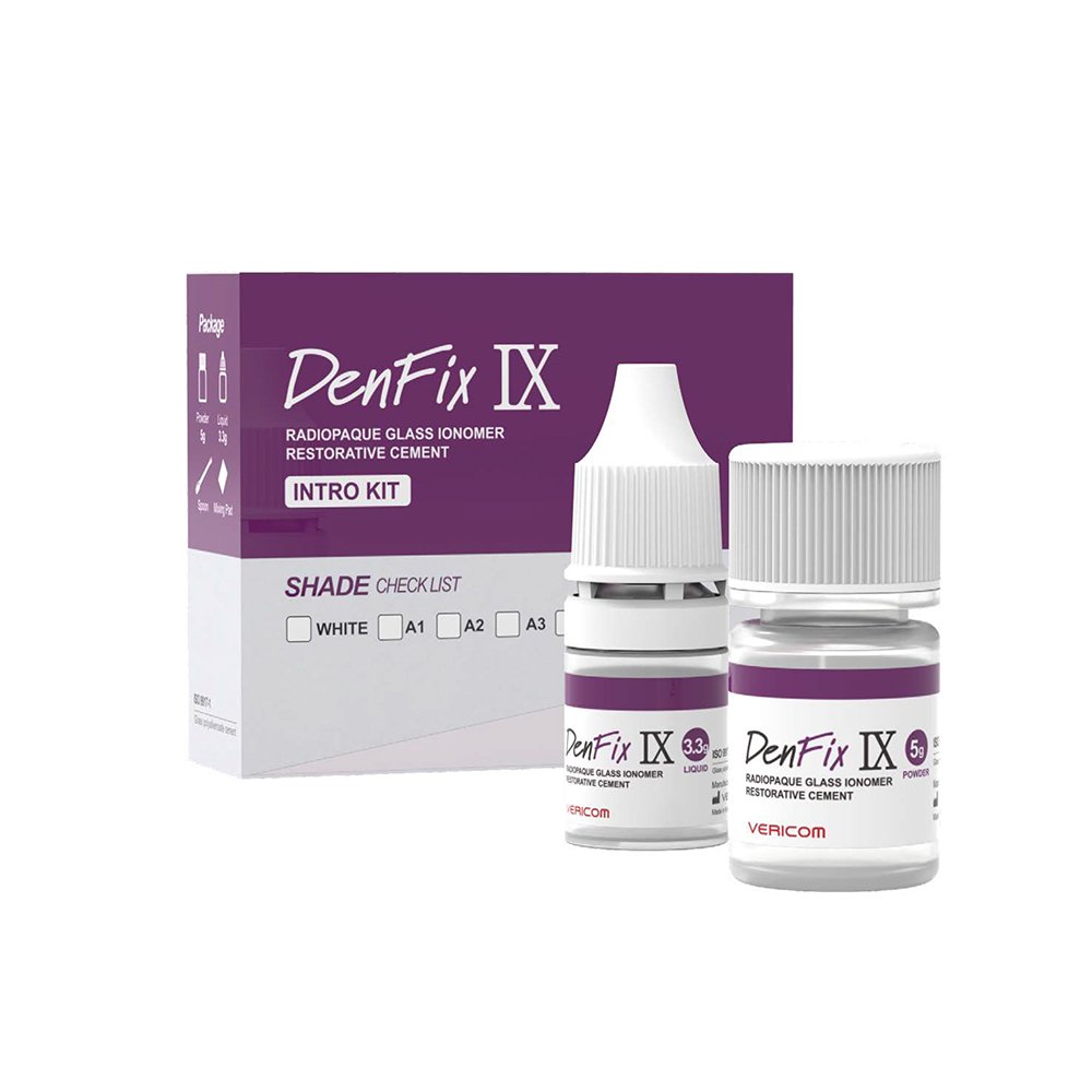 Ionomero Denfix 9 (A2) Restauración, Avío: 5g + 2,8ml. VERICOM