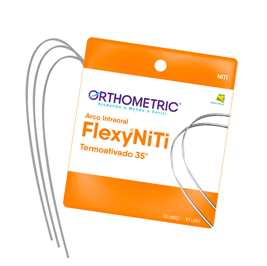 Arco NITI TERMO OM Orthometric Redondo x 10 Unidades