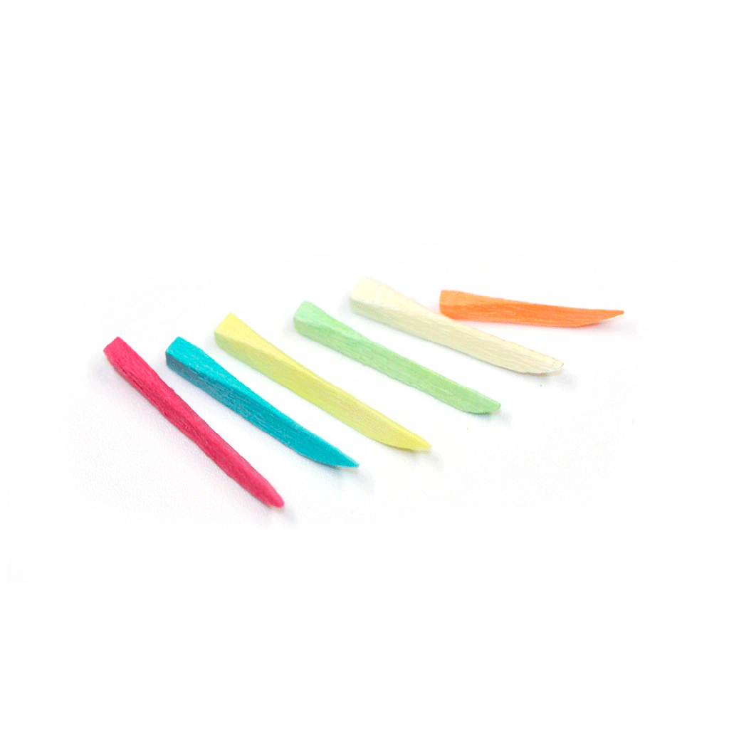 Cuñas de madera PW03, caja x 100u surtidas. COTISEN