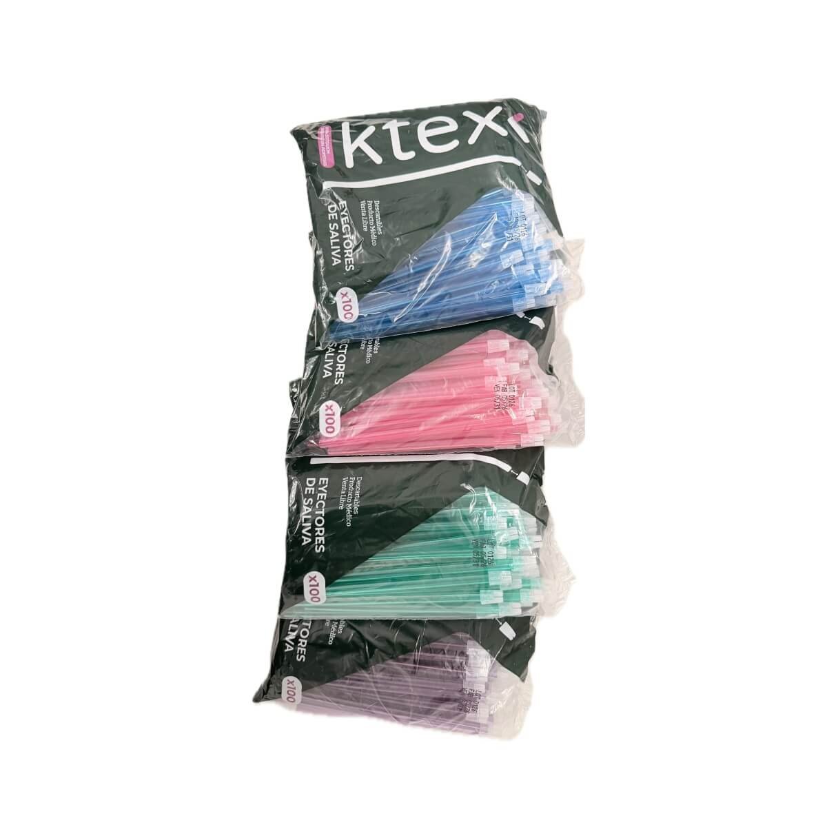 Eyectores Transparente punta blanca removible KTex
